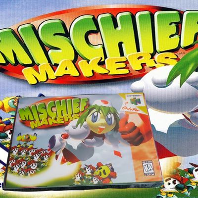 Mischief Makers Nintendo 64 cartridge – inventive 2.5D action platformer.
