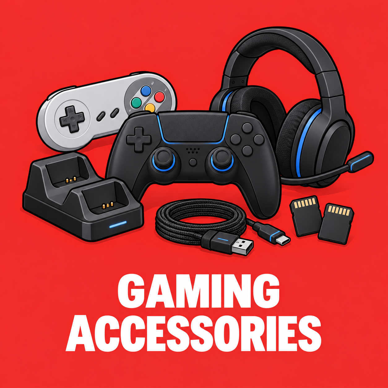 Controllers, Cables & Accessories