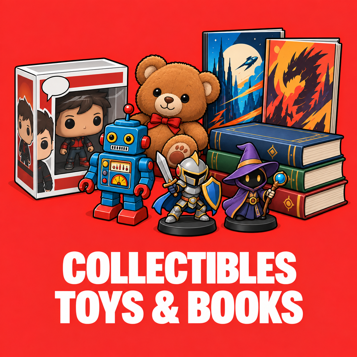 Collectibles, Toys, & Books