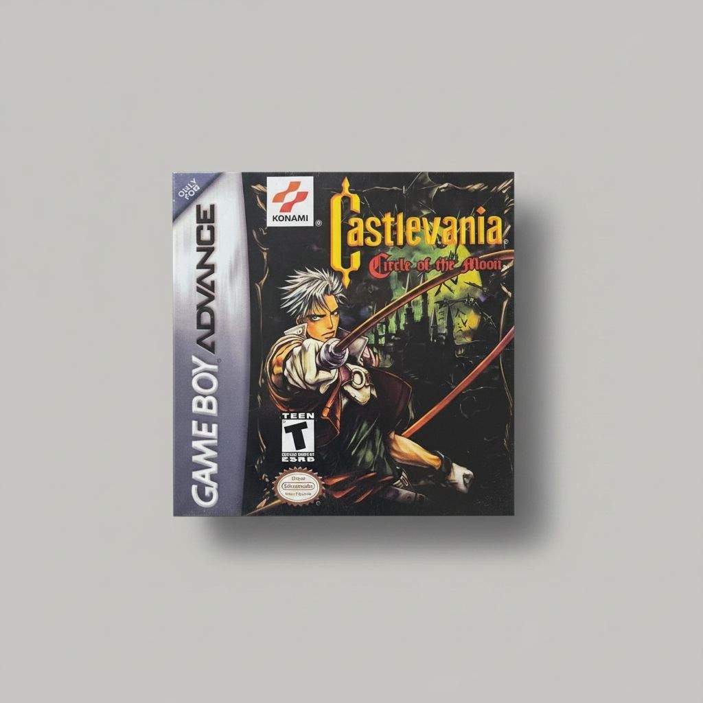 Castlevania Circle of Moon — Game & Box for Gameboy Advance (GBA)
