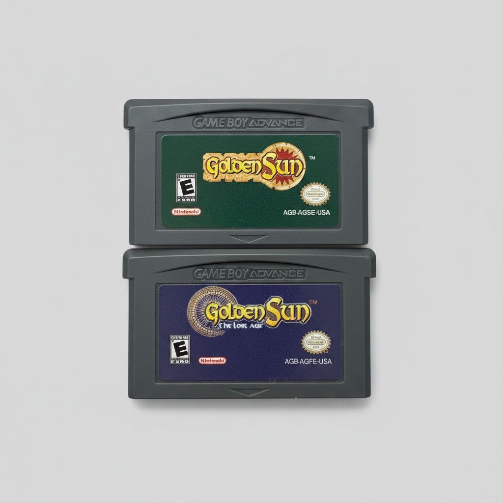 Golden Sun & Golden Sun The Lost Age for Gameboy Advance — Complete Bundle (Cartridges Only) for Gameboy Advance (GBA)