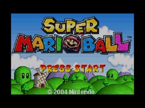 Super Mario Ball ( Mario Pinball Land ) - GBA/WiiU - Game FOOTAGE