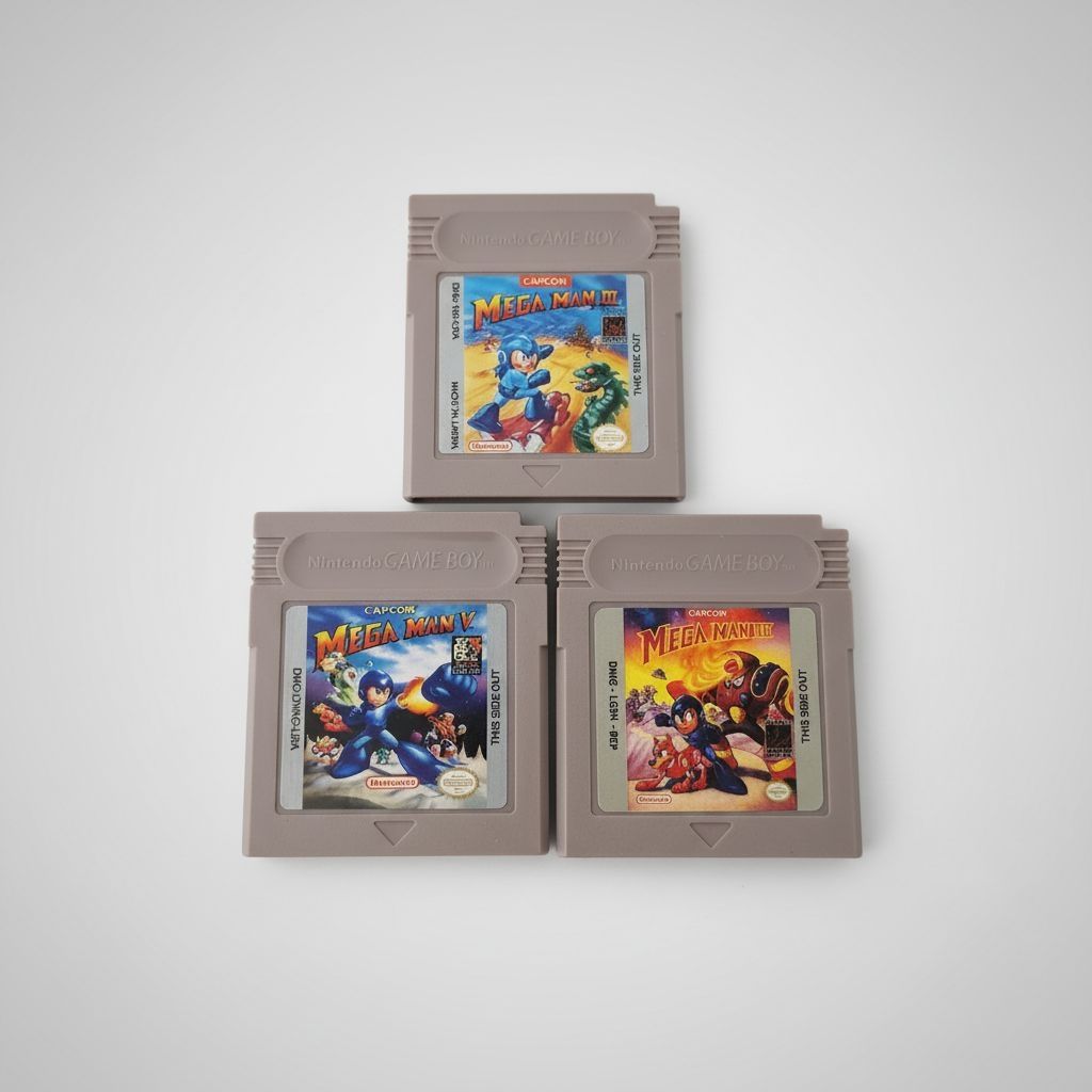 Megaman 3, 4, & 5 for Gameboy Color — Complete Bundle (Cartridges Only) for Gameboy Color (GBC)