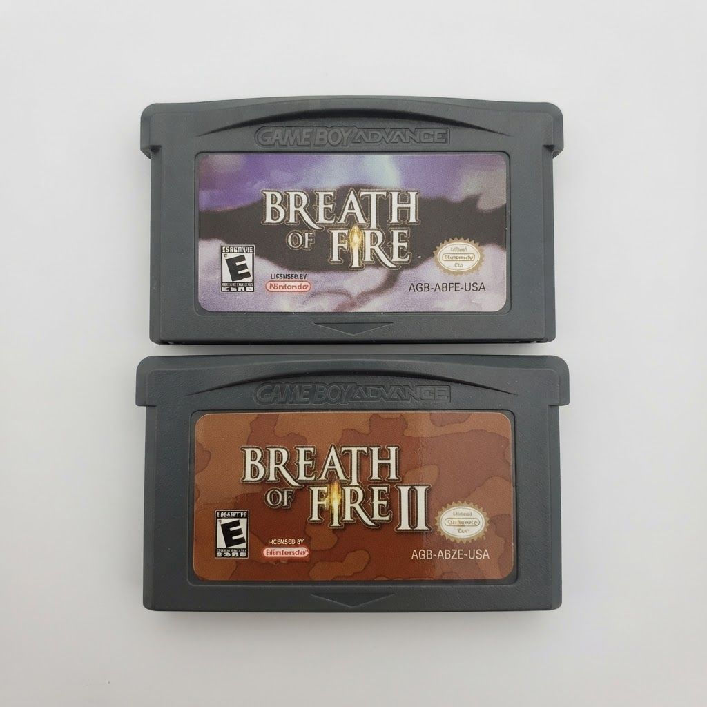 Breath of Fire 1 & 2 Gameboy Advance — Complete Bundle for Gameboy Advance (GBA)