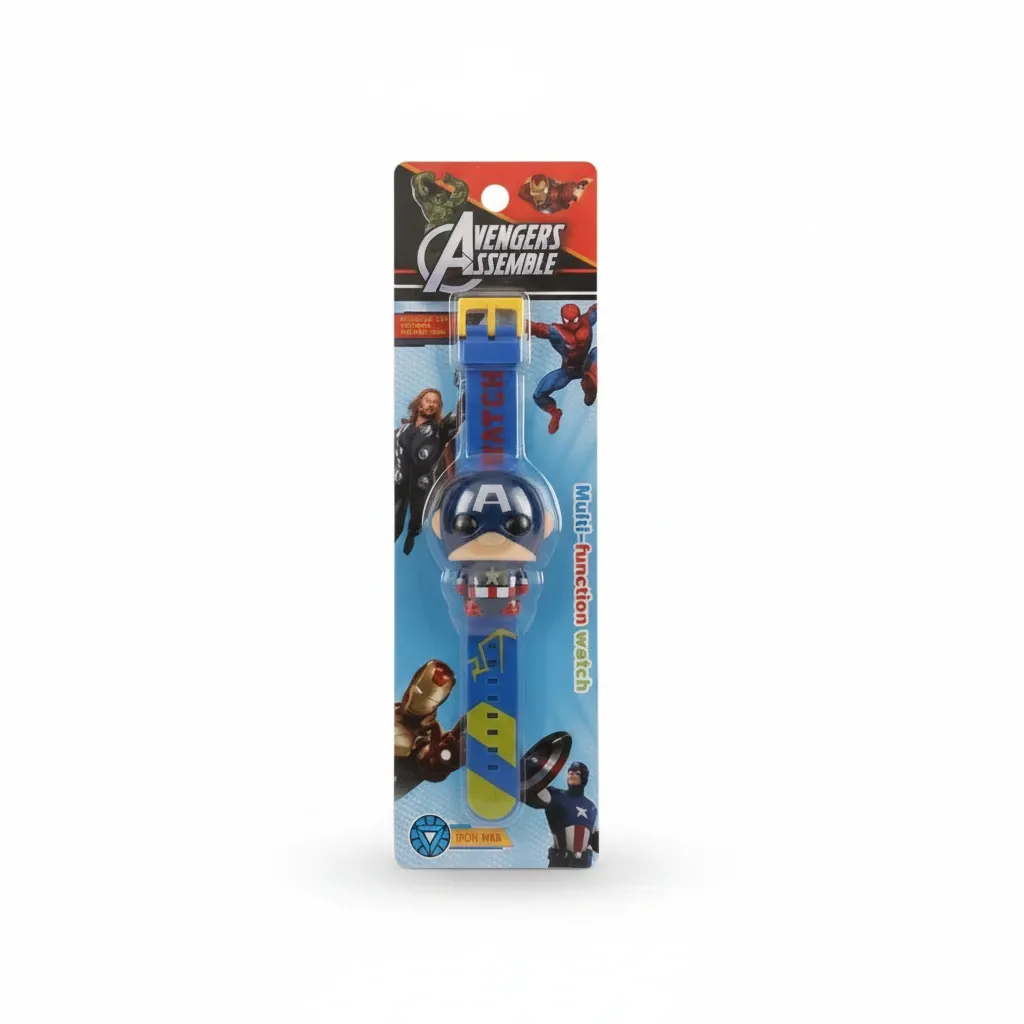 Marvel Avenger's Toy Watches - Iron Man, Hulk, Captain America, & Spider-Man 2