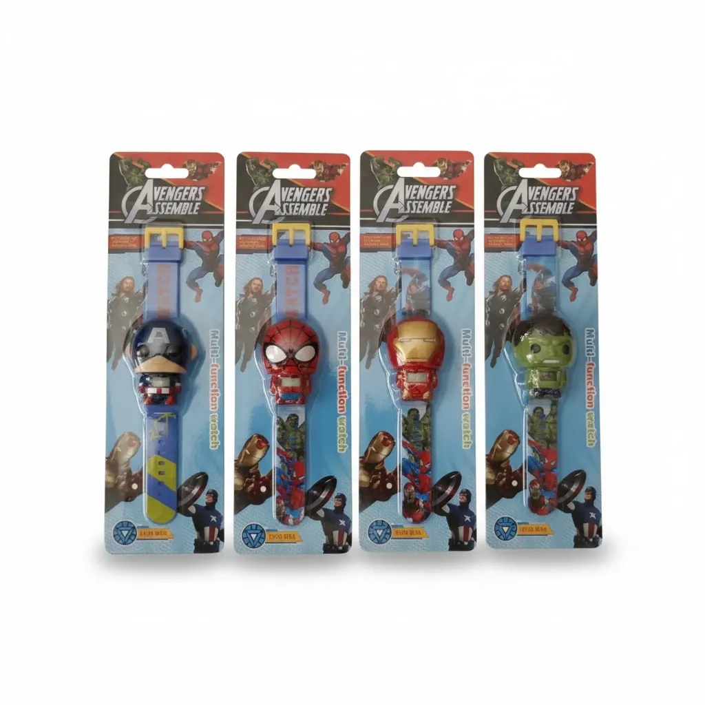 Marvel Avenger's Toy Watches - Iron Man, Hulk, Captain America, & Spider-Man