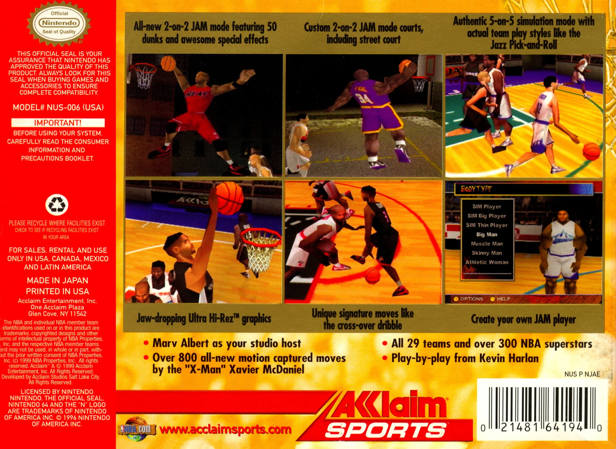 NBA Jam 2000 – Nintendo 64 (N64) Sports Game (N64) — photo 4 of 4
