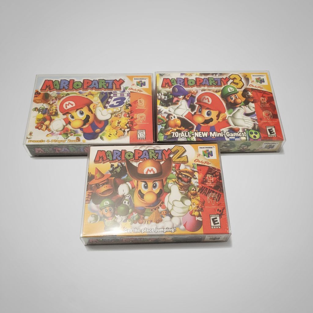 Mario Party 1, 2, 3 — Complete Bundle (Cartridges Only) for Nintendo 64