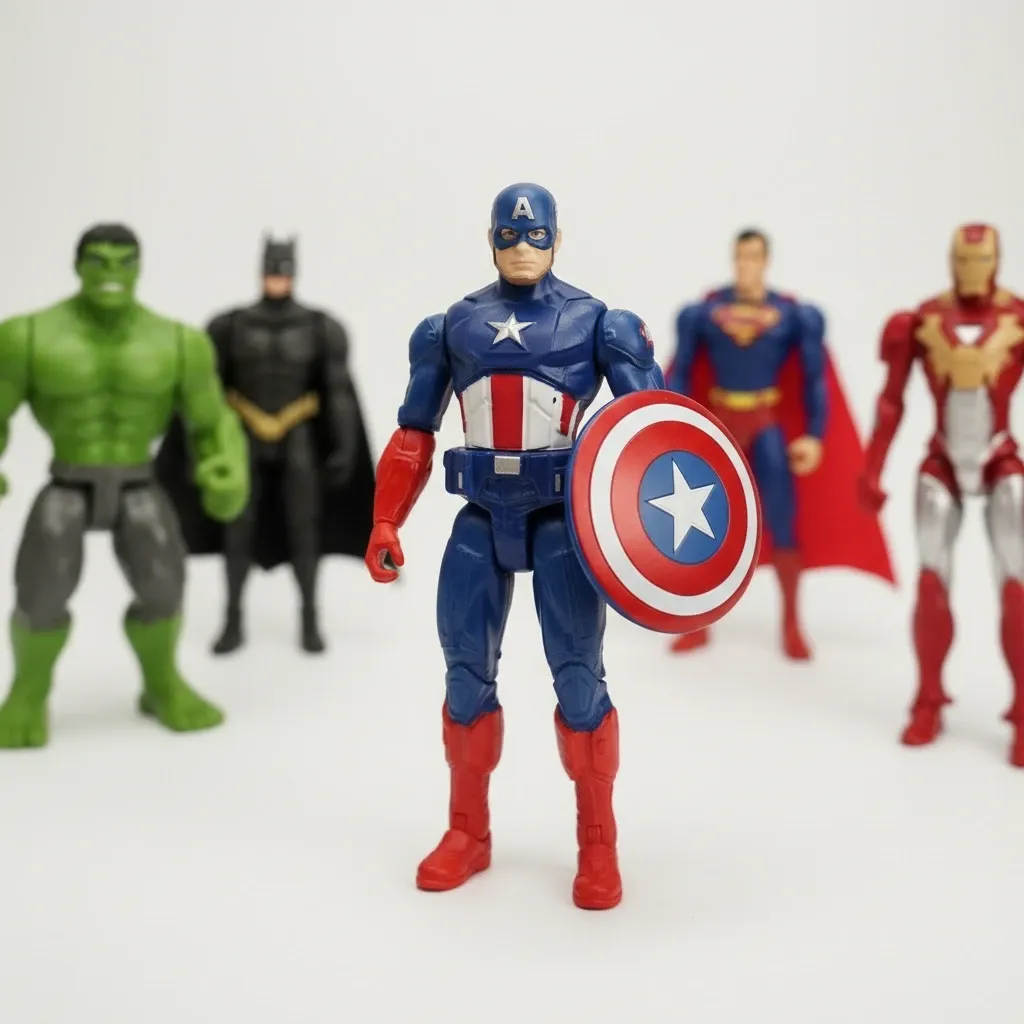 Superhero Action Figures - 6 Piece Set 3
