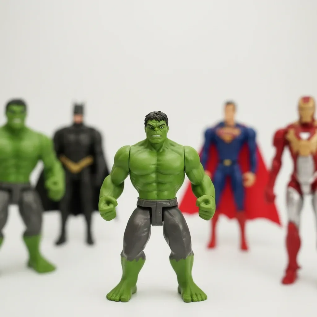 Superhero Action Figures - 6 Piece Set 7