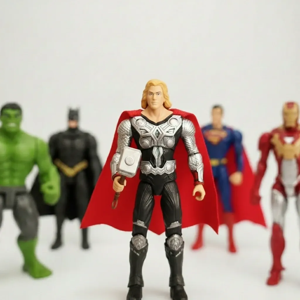 Superhero Action Figures - 6 Piece Set 6