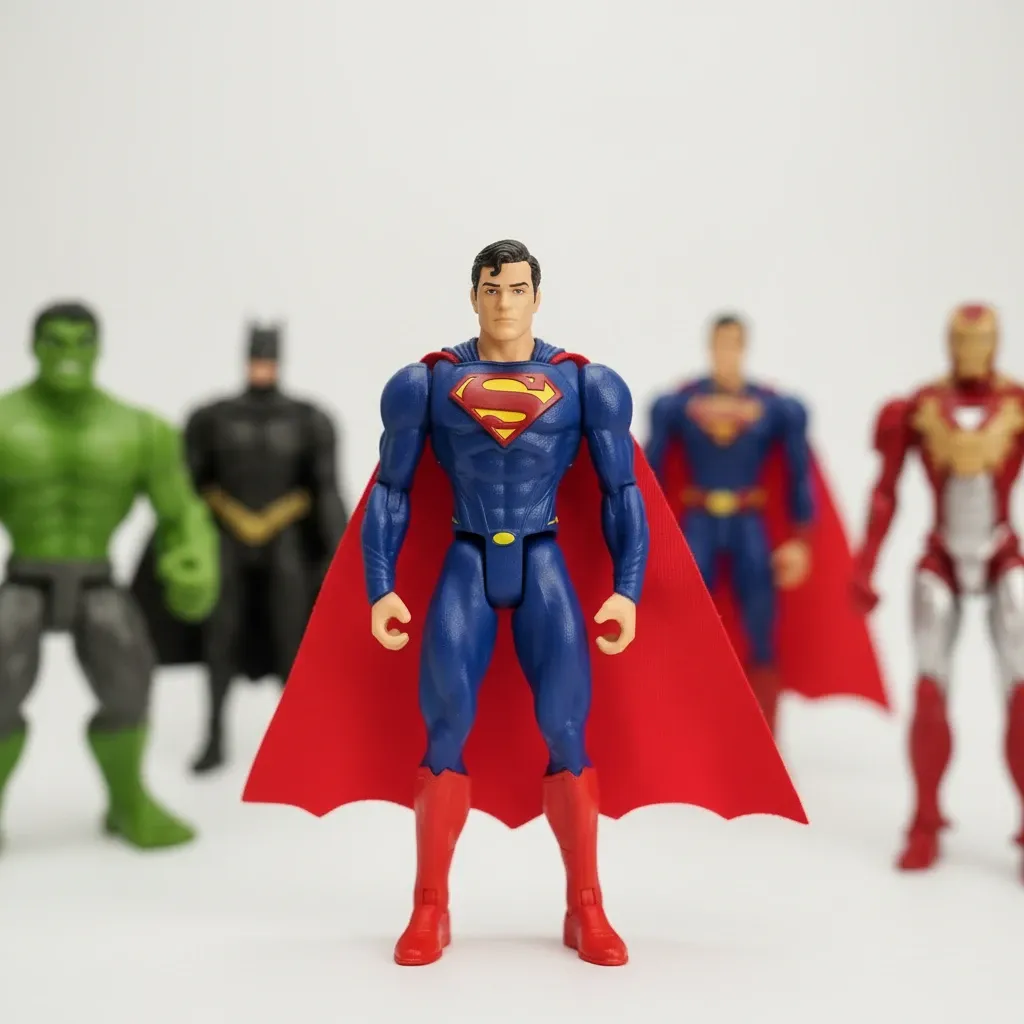Superhero Action Figures - 6 Piece Set 5
