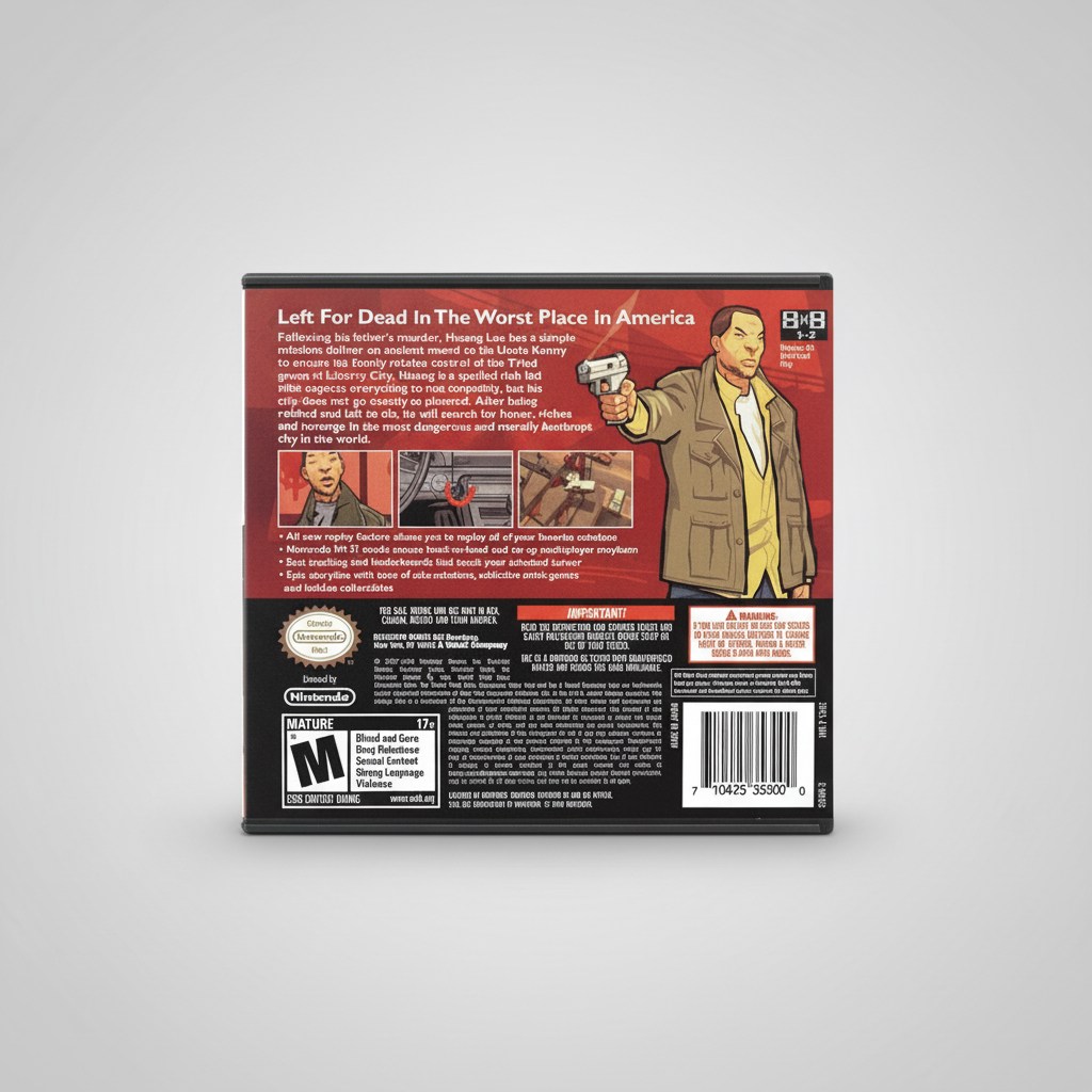 Grand Theft Auto Chinatown Wars - Nintendo DS 2