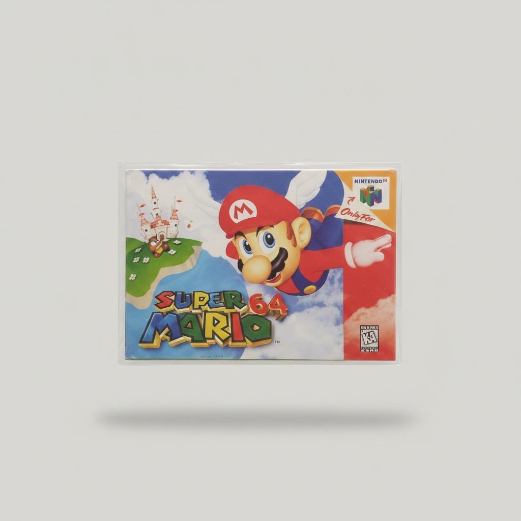 Super Mario 64 — Game & Box for Nintendo 64