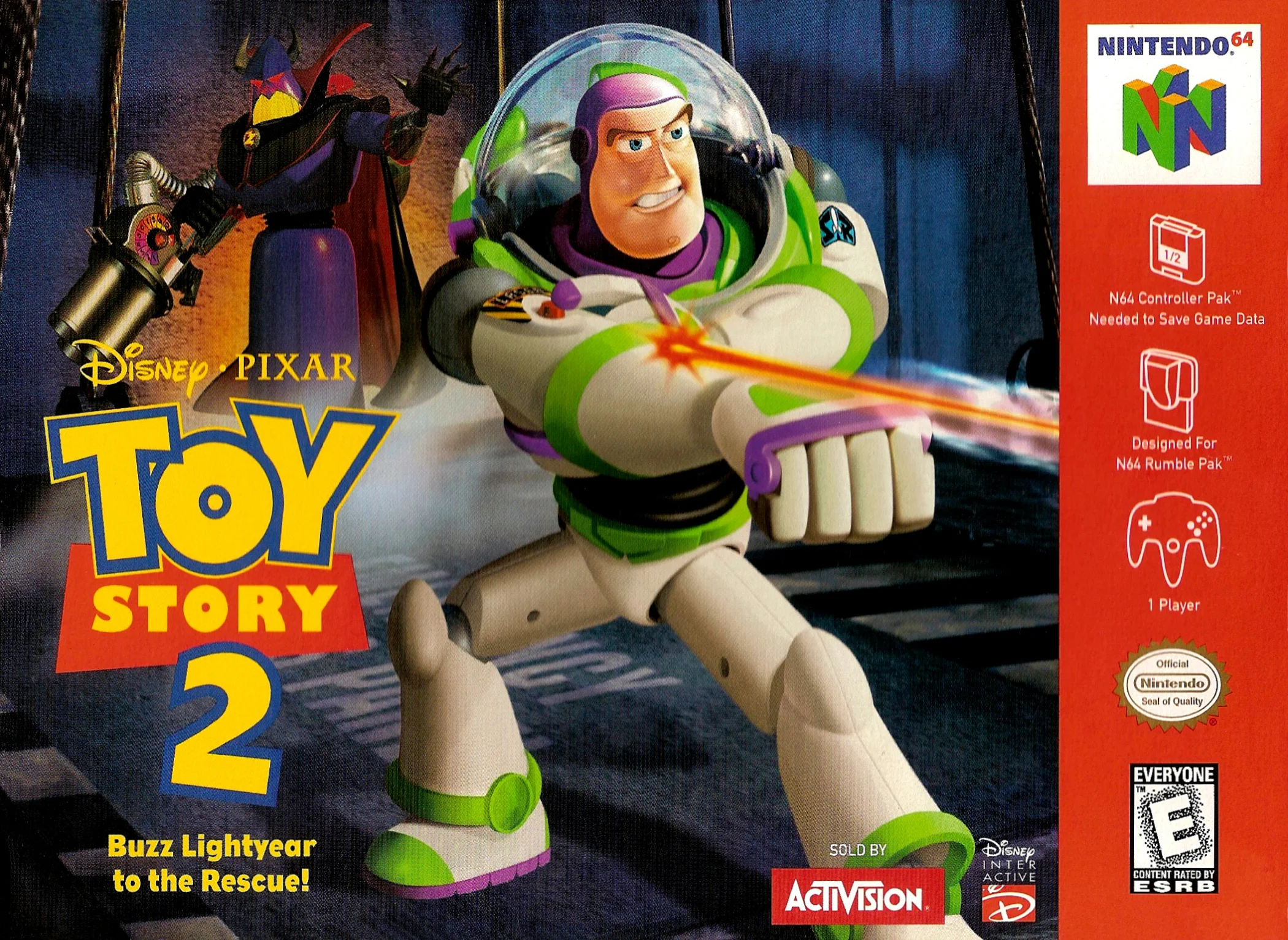 Toy Story 2: Buzz Lightyear to the Rescue! – Nintendo 64 (N64) 3D Action-Platformer Game (N64) — photo 4 of 5