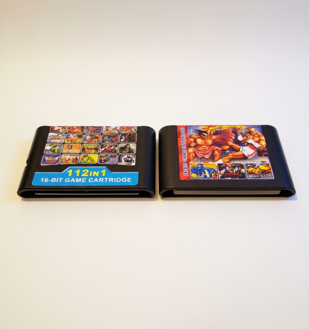 196 in 1 & 112 in 1 Game Cartridges (Sega Genesis)