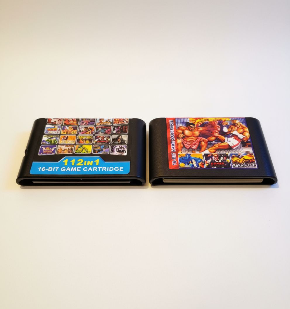 196 in 1 & 112 in 1 Game Cartridges (Sega Genesis) — Complete Bundle (Cartridges Only) for Nintendo (NES)