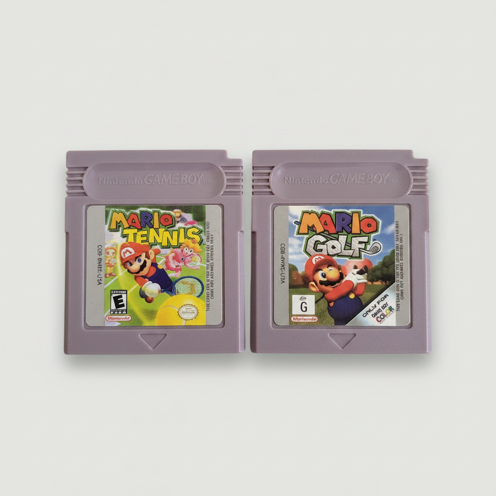 Mario Golf & Mario Tennis for Gameboy Color!