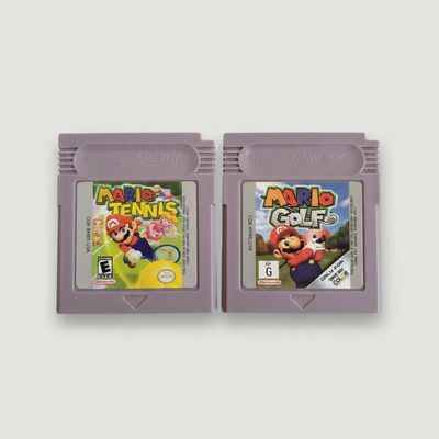 Mario Golf &amp; Mario Tennis for Gameboy Color!