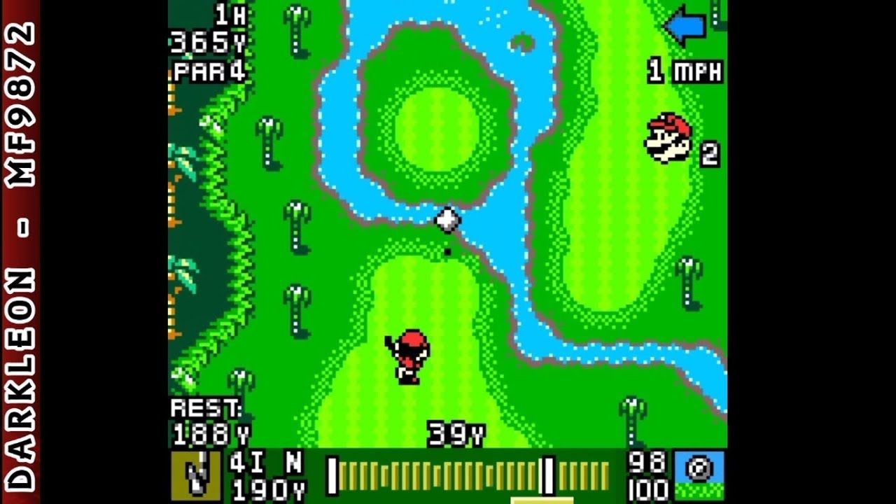 Game Boy Color - Mario Golf © 1999 Nintendo - Gameplay
