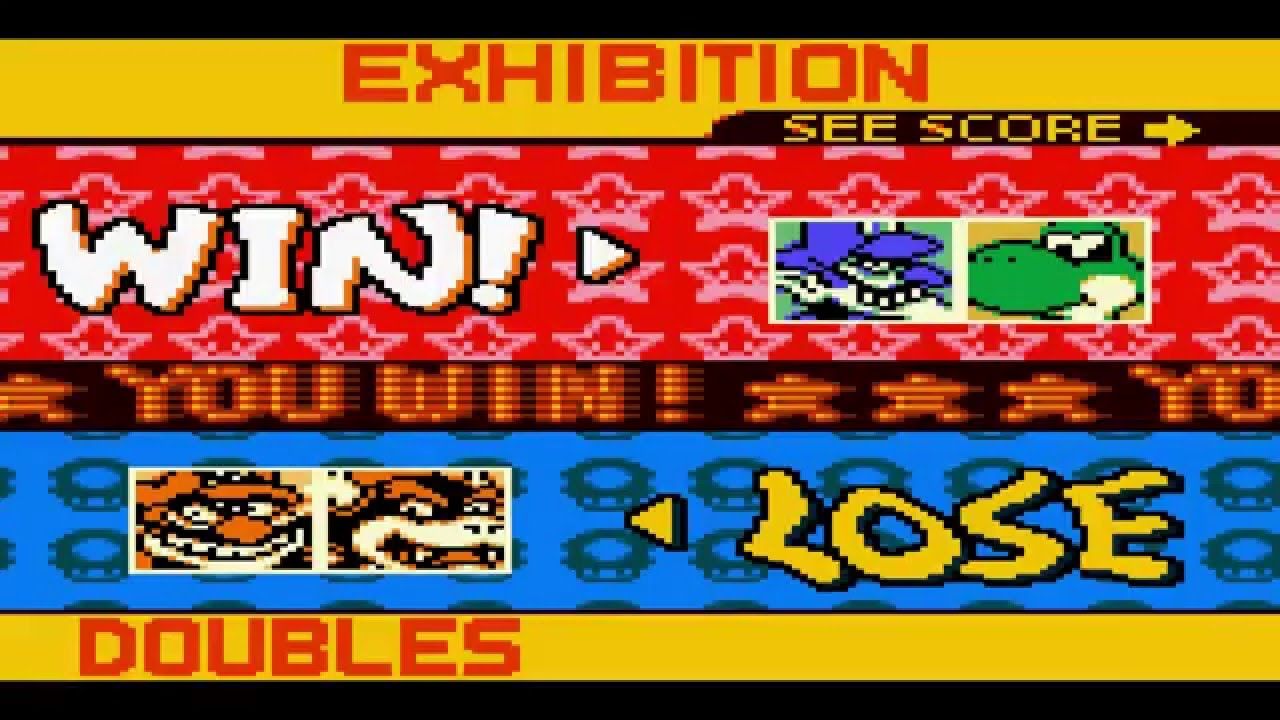 Mario Tennis GBC Exhibition With N64 Only Characters