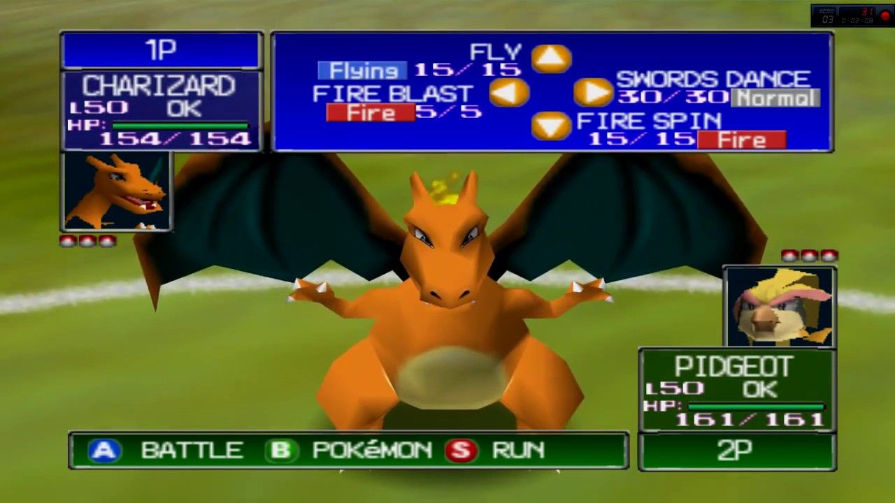 Pokemon Stadium - (N64 Multiplayer) Gameplay
