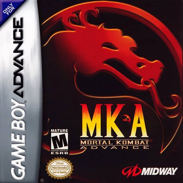 Mortal Kombat Advance – Nintendo Game Boy Advance (GBA) Fighting Game front cover art