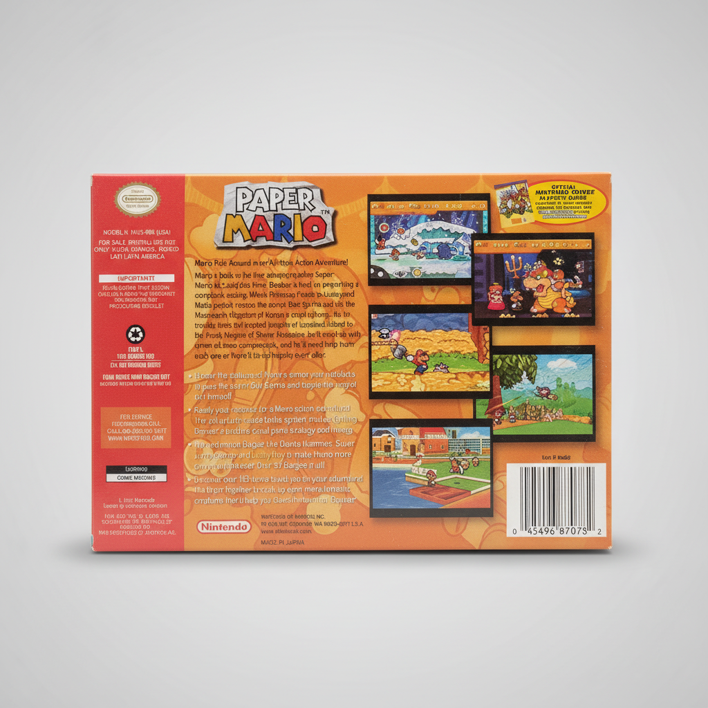 Paper Mario — Cartridge Only for Nintendo 64 4