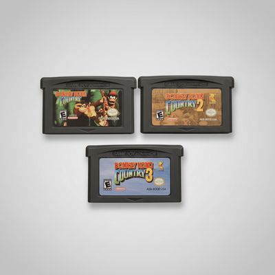 Donkey Kong Country 1, 2, &amp; 3 Gameboy Advance (GBA)