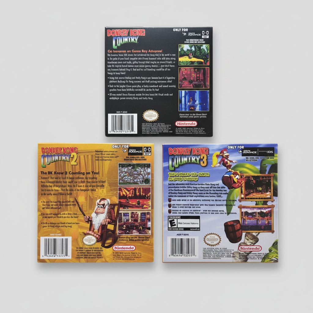 Donkey Kong Country 1, 2, & 3 Gameboy Advance (GBA) 10