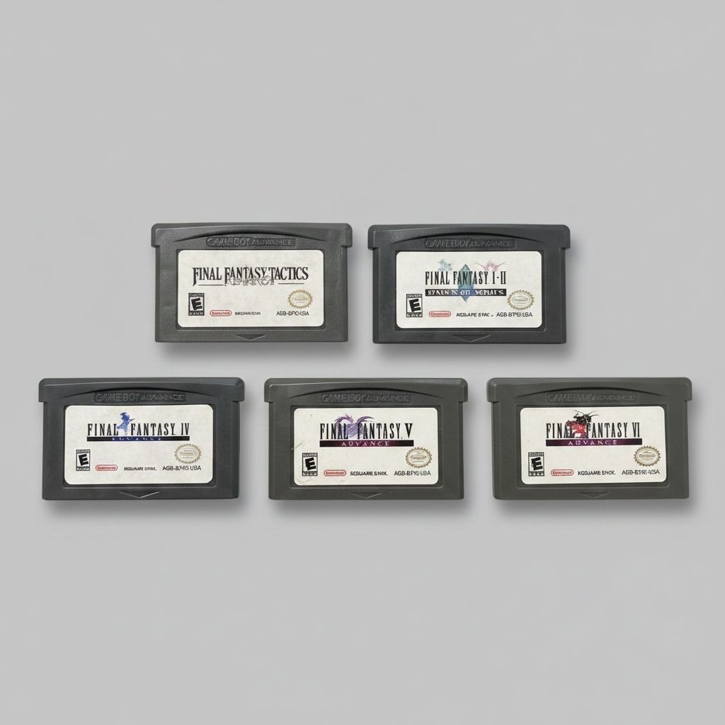 Final Fantasy Games for Gameboy Advance — Complete Bundle (Cartridges Only) for Gameboy Advance (GBA)