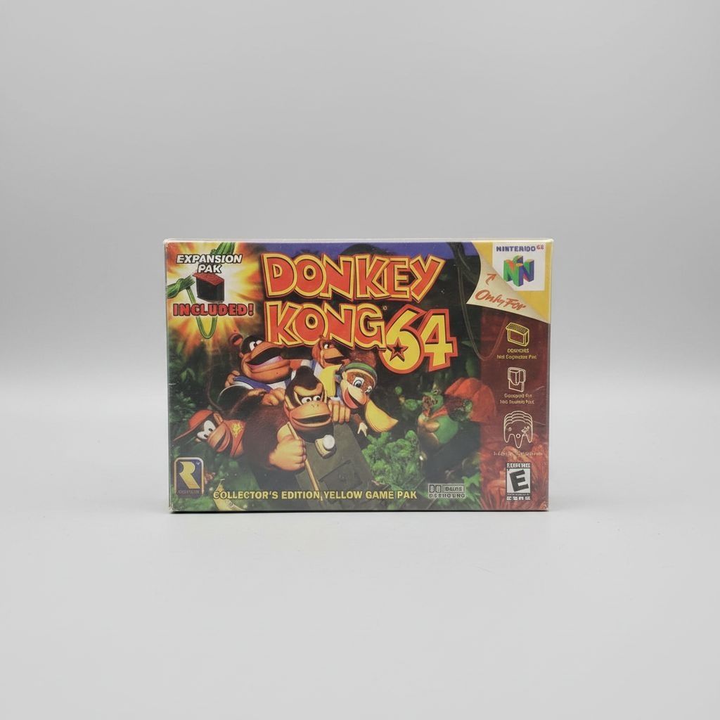 Donkey Kong 64 — Game & Box for Nintendo 64