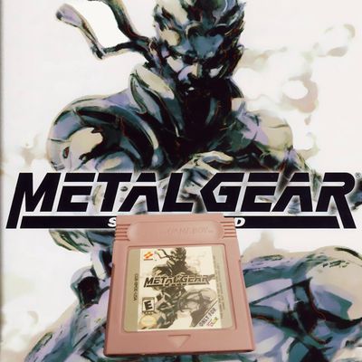 Metal Gear Solid Gameboy Color cartridge – stealth action classic.