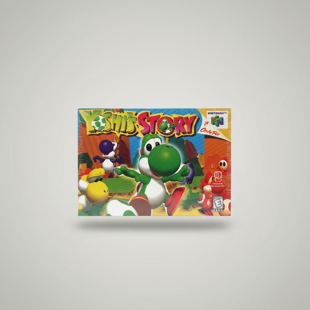 Yoshi’s Story — Game & Box for Nintendo 64