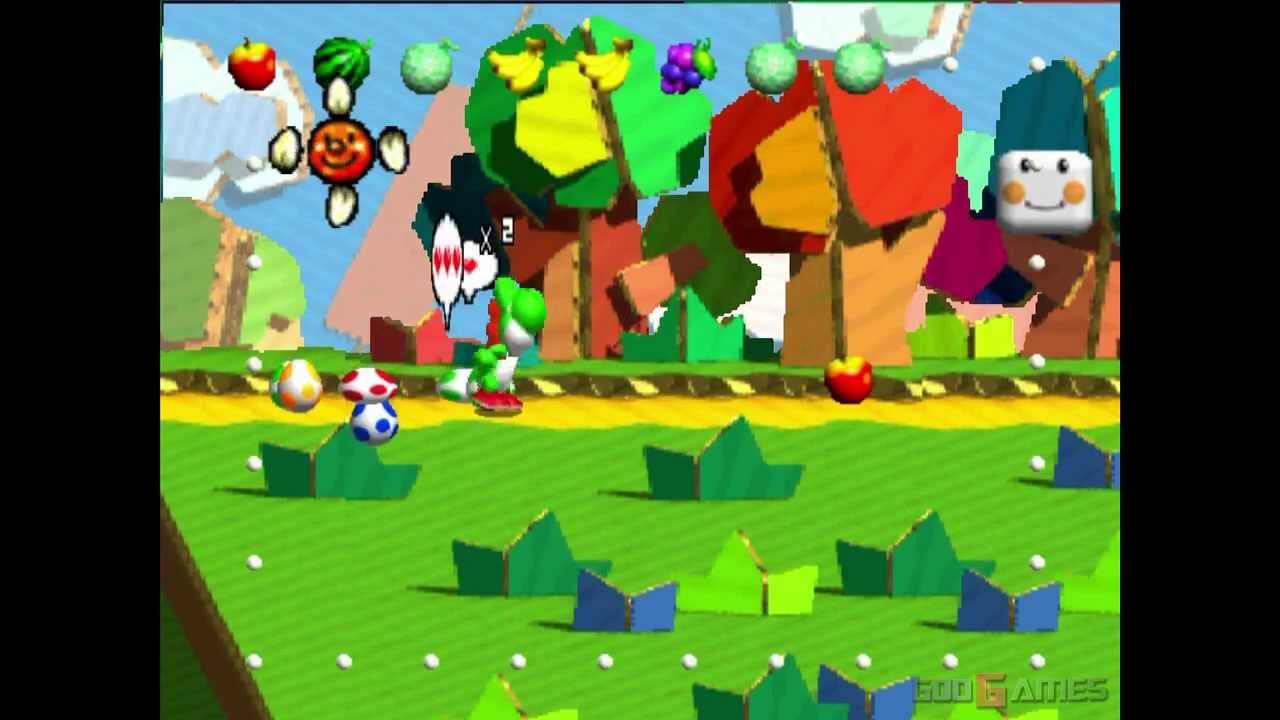 Yoshi's Story - Gameplay Nintendo 64 HD 720P
