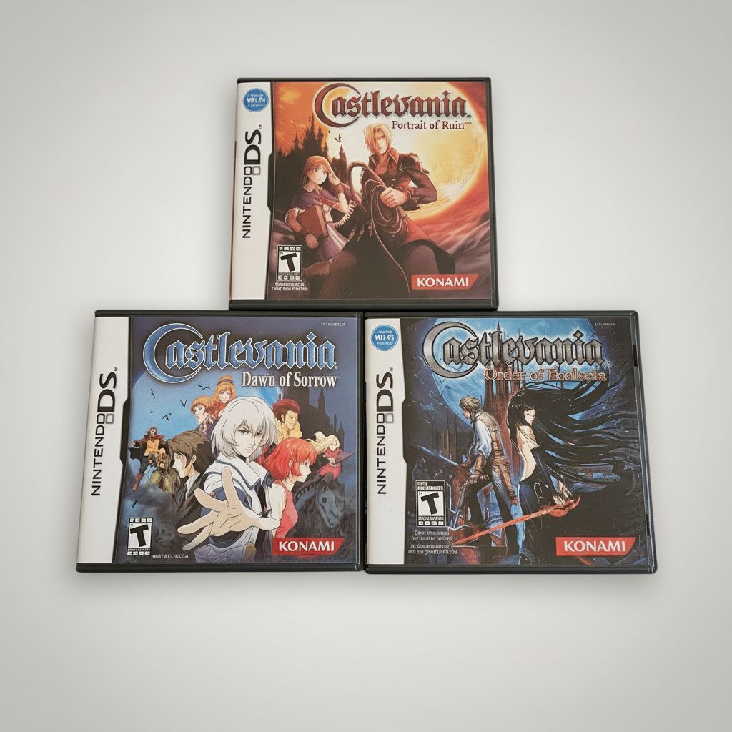 Castlevania — Complete Bundle with Reproduction Boxes for Nintendo DS