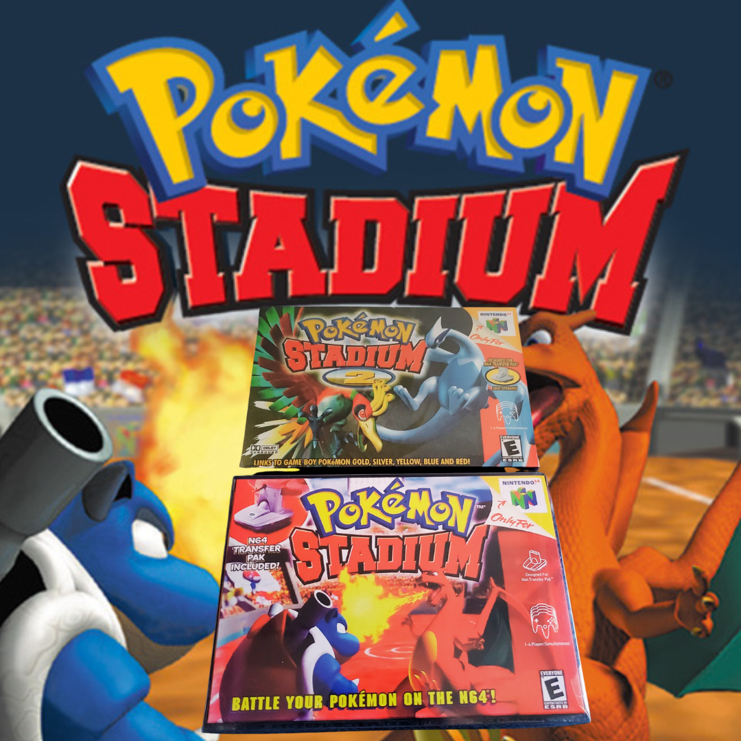 Pokemon Stadium 1 & 2 for Nintendo 64!