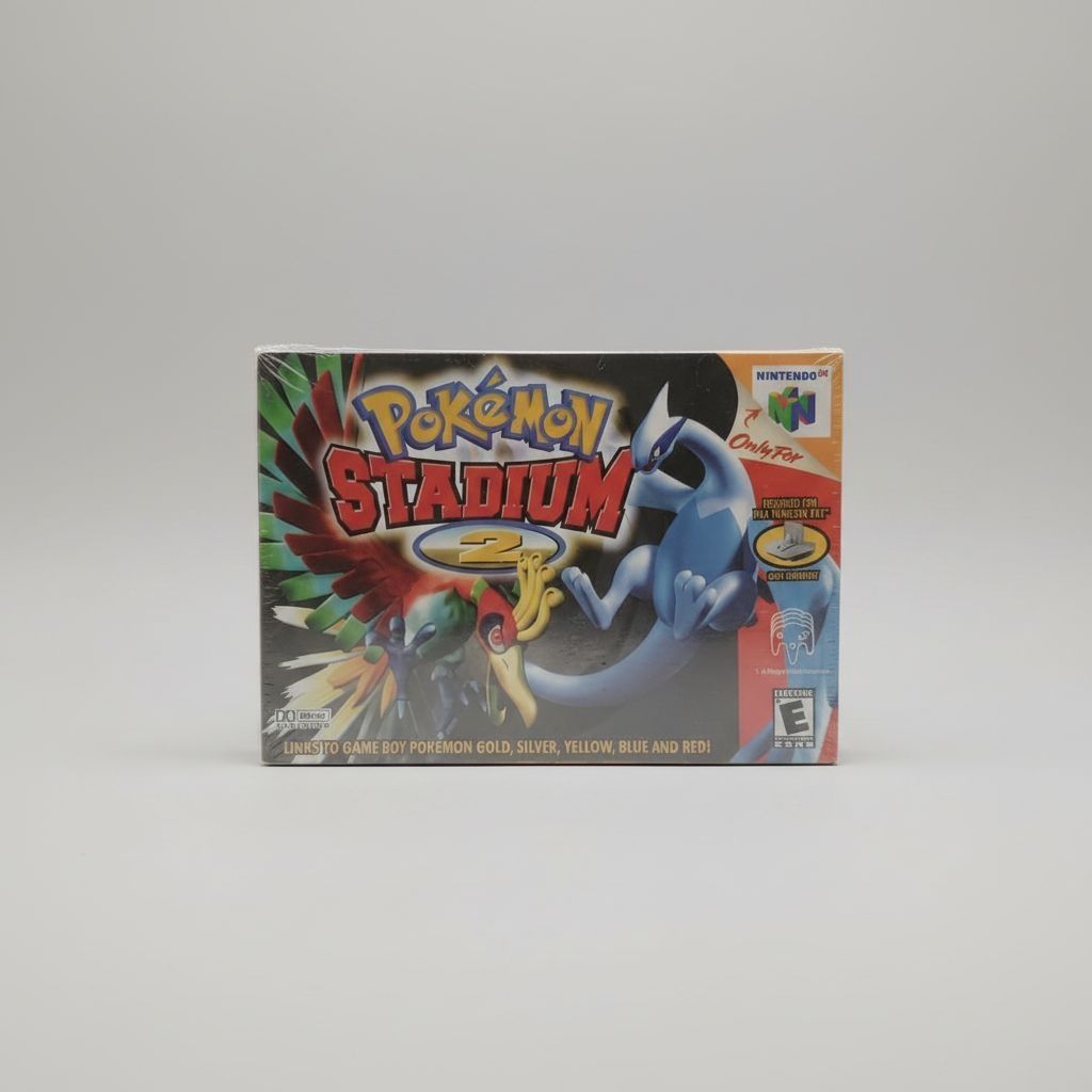Pokemon Stadium 2 — Game & Box for Nintendo 64