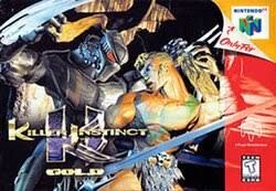 Killer Instinct Gold — Game & Box for Nintendo 64
