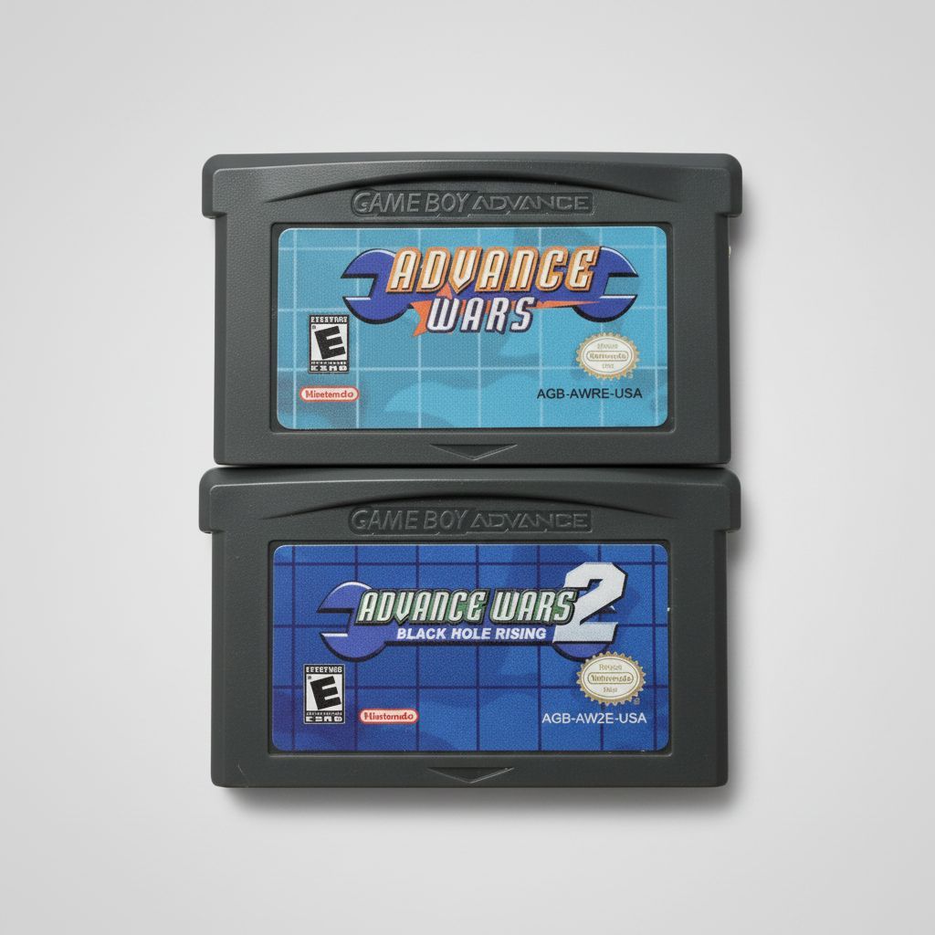 Advance Wars 1 & 2 Gameboy Advance — Complete Bundle (Cartridges Only) for Gameboy Advance (GBA)