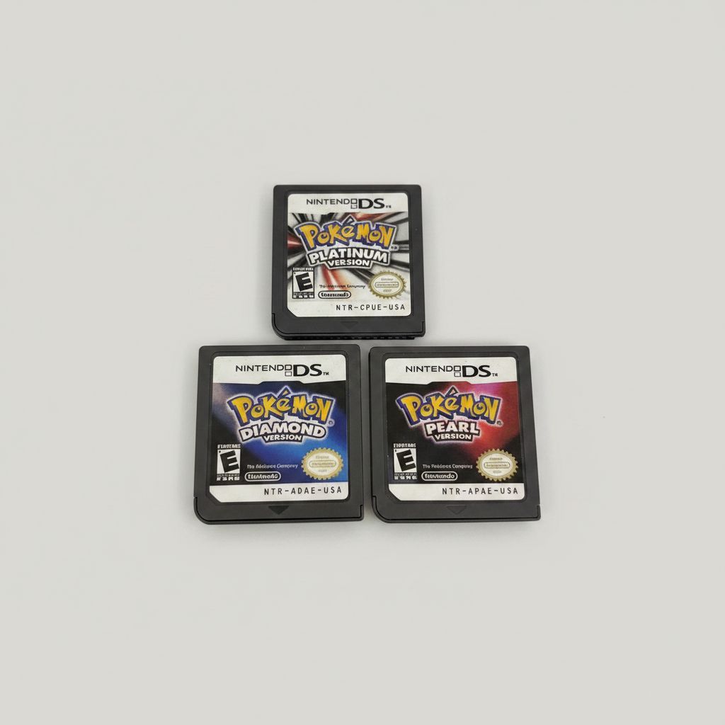Pokemon Diamond, Pearl, & Platinum — Complete Bundle (Cartridges Only) for Nintendo DS
