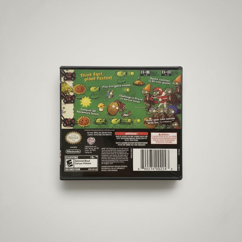 Plants vs Zombies for Nintendo DS!