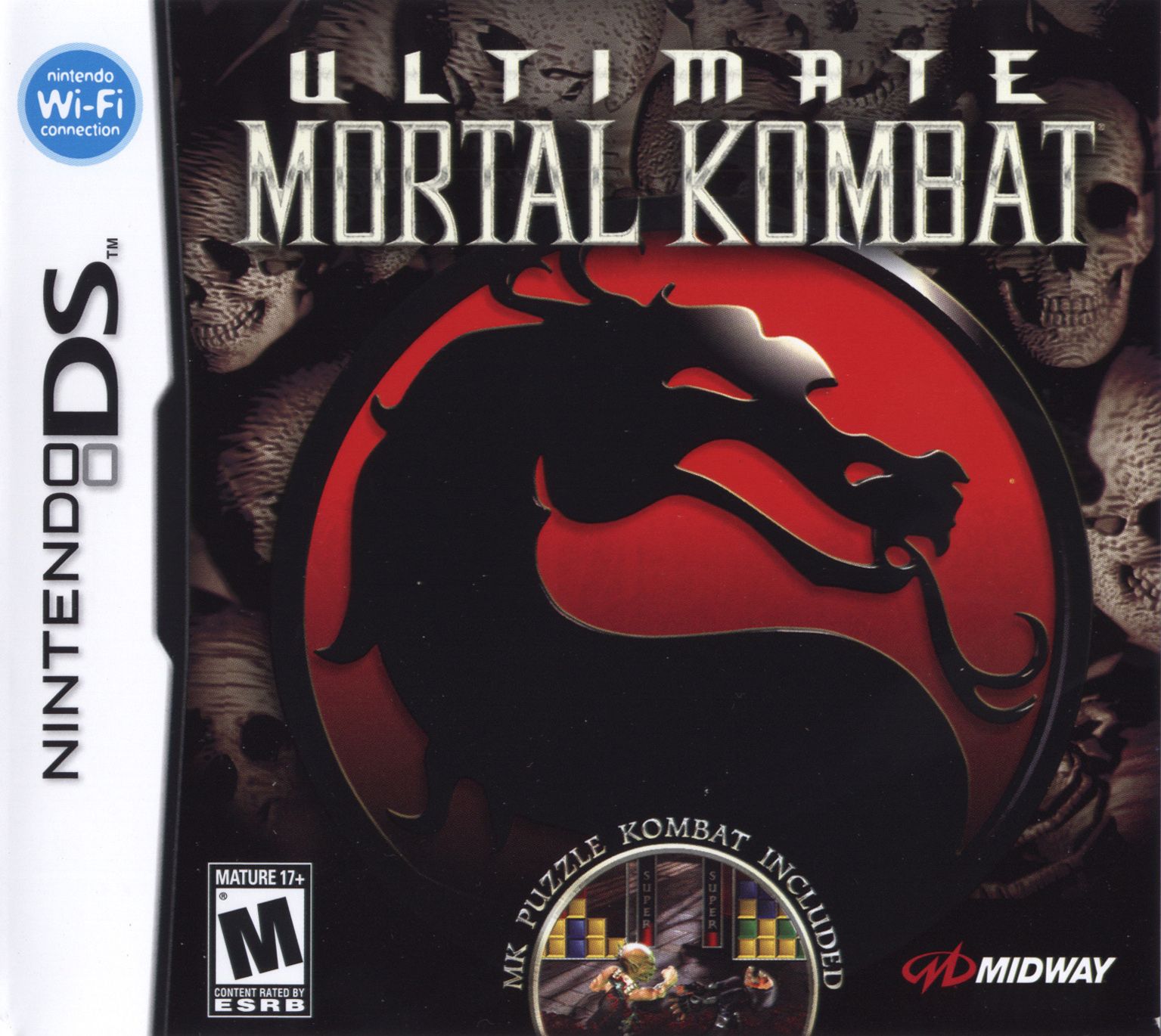 Ultimate Mortal Kombat – Nintendo DS (NDS) Fighting Game front cover art