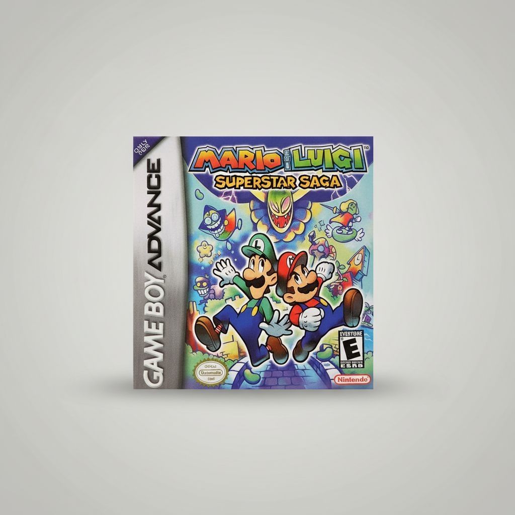 Mario & Luigi Superstar Saga for Gameboy Advance — Game & Box for Gameboy Advance (GBA)