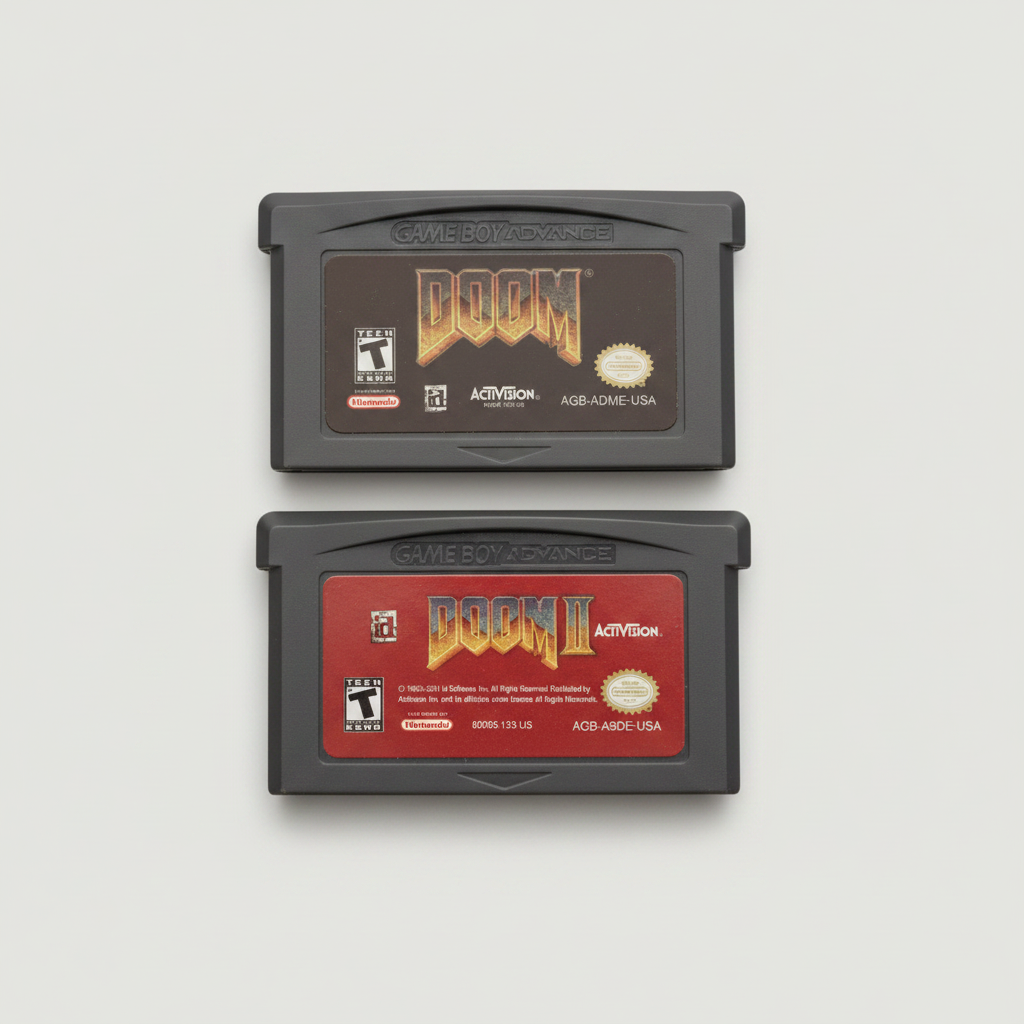 Doom 1 & 2 for Gameboy Advance!