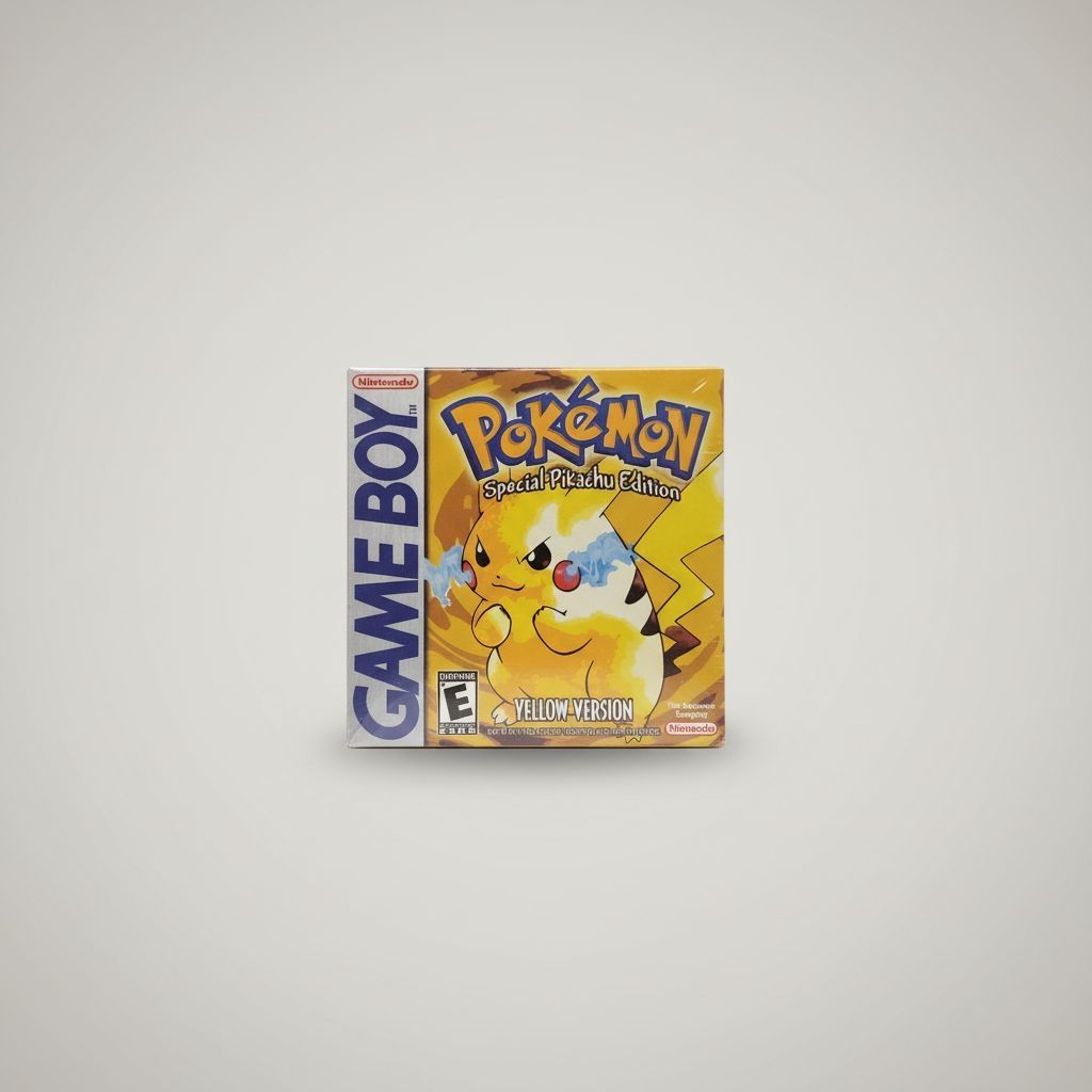 Pokémon Yellow — Game & Box for Gameboy Color (GBC)