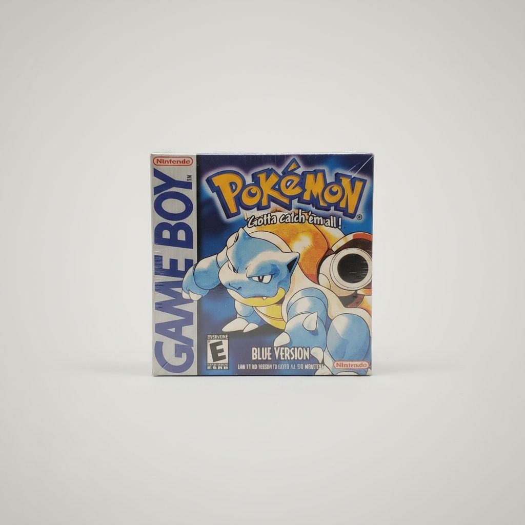 Pokémon Blue — Game & Box for Gameboy Color (GBC)