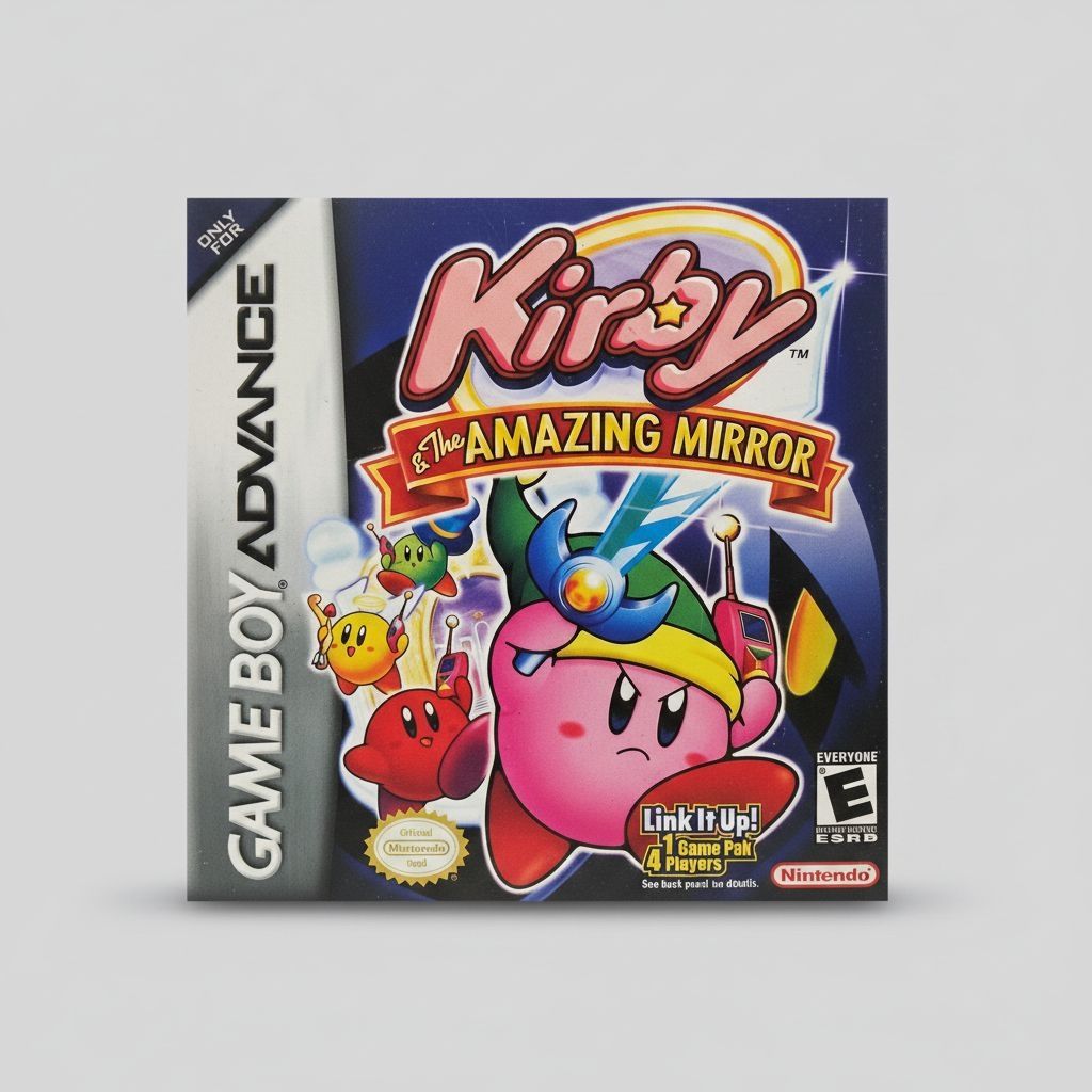 Kirby Amazing Mirror — Game & Box for Gameboy Advance (GBA)