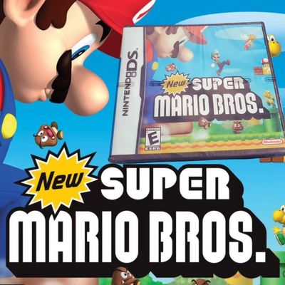 New Super Mario Bros. Nintendo DS cartridge – side-scrolling platformer revival.