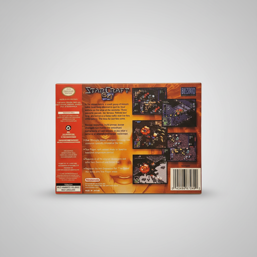 Starcraft 64 — Game & Box for Nintendo 64 2